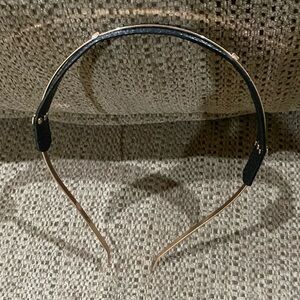 Black and Rosegold toned headband